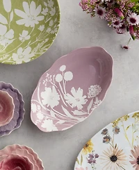 Certified International Wildflowers Oval Bowl