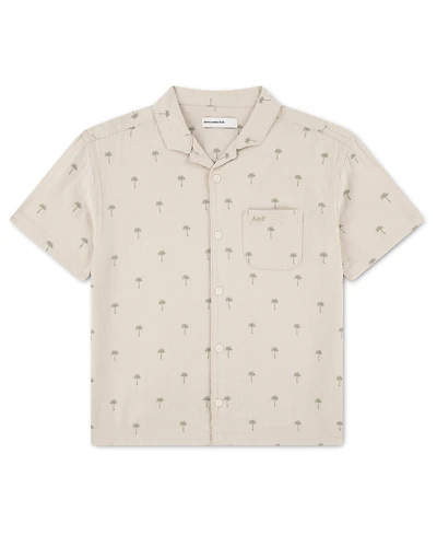 abercrombie kids Boys' Short-Sleeve Camp Shirt