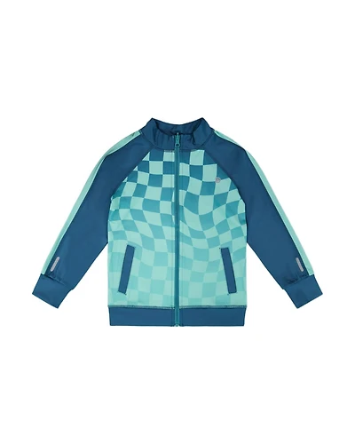Deux par Boys Full Zip Athletic Cardigan