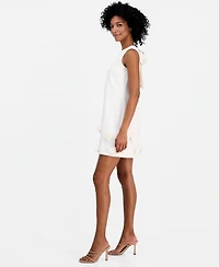 Anne Klein Women's Rosette Sleeveless Shift Dress