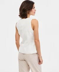 Tommy Hilfiger Women's V-Neck Button-Front Waistcoat