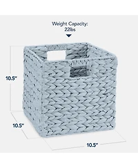 Best Choice Products 10.5x10.5in Hyacinth Storage Baskets