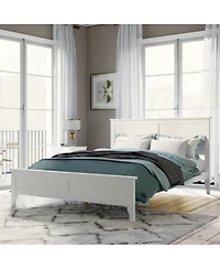 Streamdale Furniture Elegant Pine Wood and Mdf Platform Bed