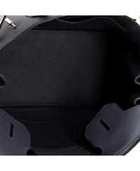 Pre-Owned HERMES Birkin 30 Handbag Grey Togo with Permabrass Hardware