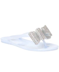 INC Madena Bow Jelly Sandals, Created for Macy's