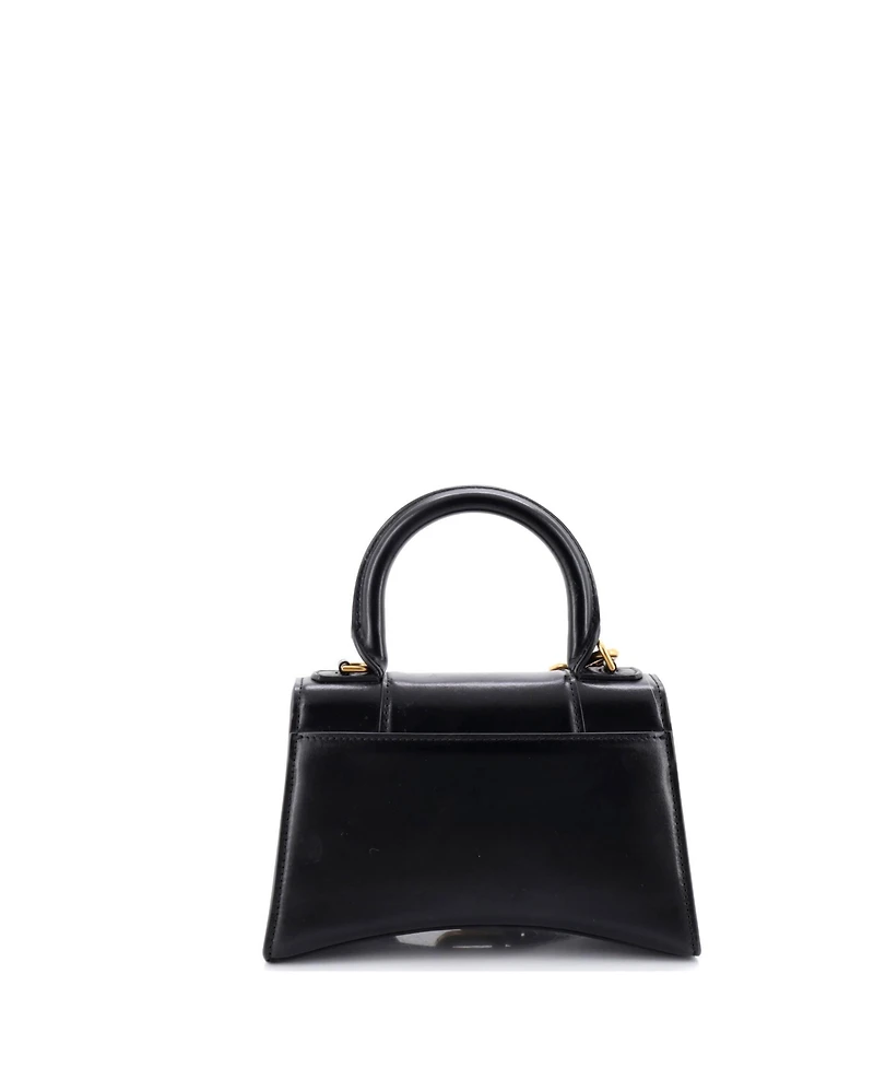 Pre-Owned Balenciaga Small Hourglass Top Handle Bag Leather