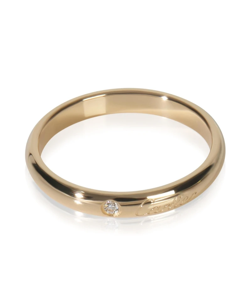 Pre-Owned Cartier Gold Diamond C de Cartier Band