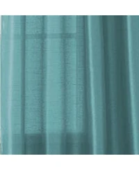 Rt Designers Collection 100% Polyester 82 Gsm Faux Silk Nikki Rod Pocket Curtain Panel