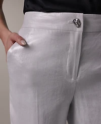 Donna Karan New York Women's Straight Leg Mid-Rise Pants