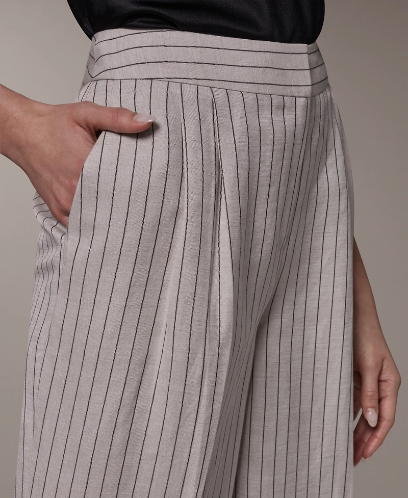 Donna Karan New York Women's High-Waist Wide Leg Pants