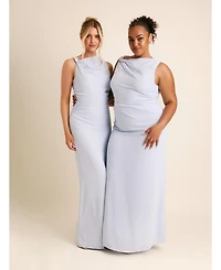 Six Stories Women's Twist Asym Chiffon Bridesmaid Dress
