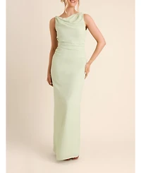 Six Stories Women's Twist Asym Chiffon Bridesmaid Dress