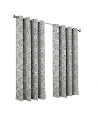 Rt Designers Collection 100% Polyester 190 Gsm Tilley Revisible Blackout Grommet Curtain Panel 54" x 84"