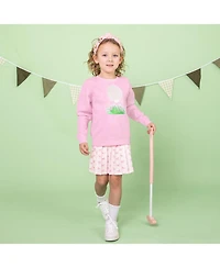 Sweet Wink Baby Girls Golf Tee Bow Patch Sweatshirt