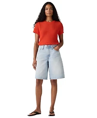 Levi's Women's Mid Rise Baggy Shorts