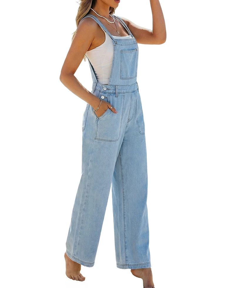 Cupshe Women's Square Neck Zipper Closure Unlined Jumpsuit