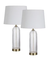 Ren Wil Ocala Glass Table Lamp, Set of 2
