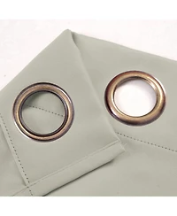 Rt Designers Collection 100% Polyester 250 Gsm Riley 100% Blackout Grommet Panel 54" x 45" Grey