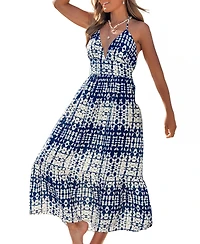 Cupshe Women's Breathe Tie-Dye Maxi Beach Dress