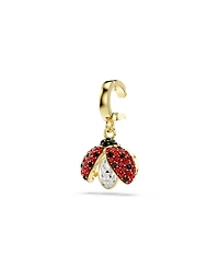 Swarovski Gold-Tone Plated Ladybug Idyllia Charms