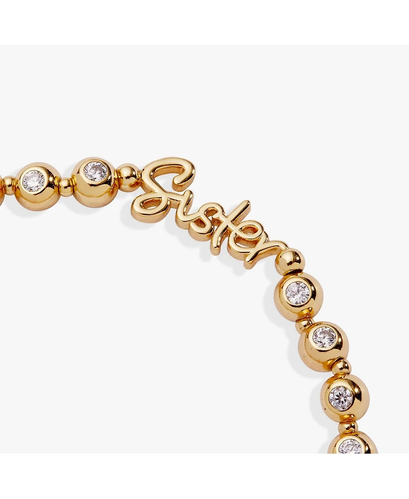 Alex and Ani Sister Elongated Crystal Stretch Bracelet