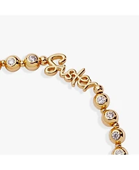 Alex and Ani Sister Elongated Crystal Stretch Bracelet