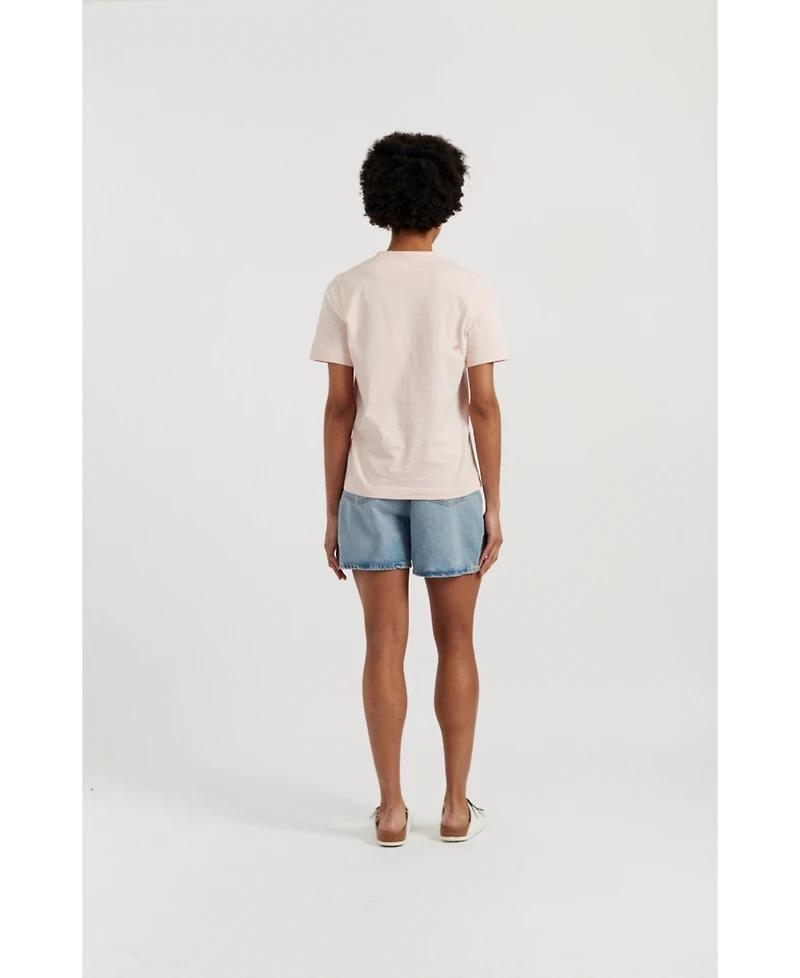 Chinti & Parker Women's Cotton Snoopy Apple T-Shirt