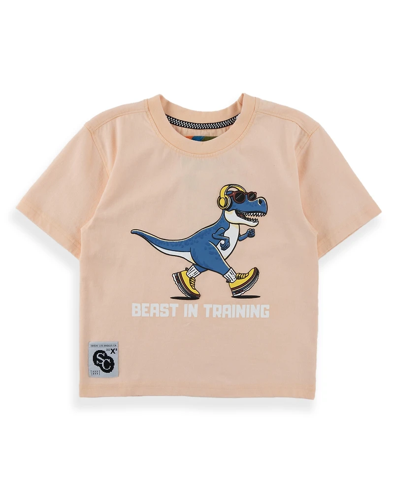 Sovereign Code Boys' 2T-7 Short-Sleeve T-Shirt and Shorts, 2-Piece Set