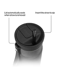 Contigo SnapSeal 24 oz. Stainless Steel Straw Water Bottle