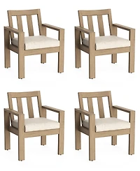 Mansfield Outdoor 4-Pc. Dining Bundle Chair Set, Created for Macy's
