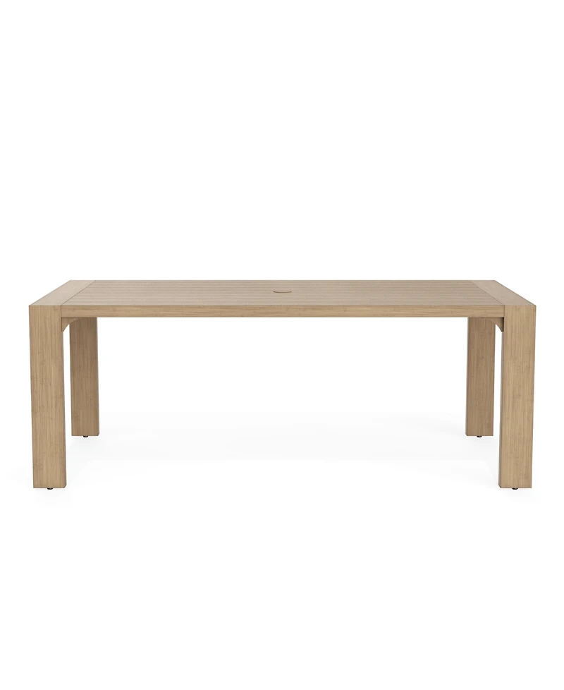 Mansfield 78" Aluminum Outdoor Dining Table, Created for Macy's