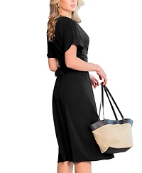 Cupshe Women's Evergreen Memory Midi Beach Dress