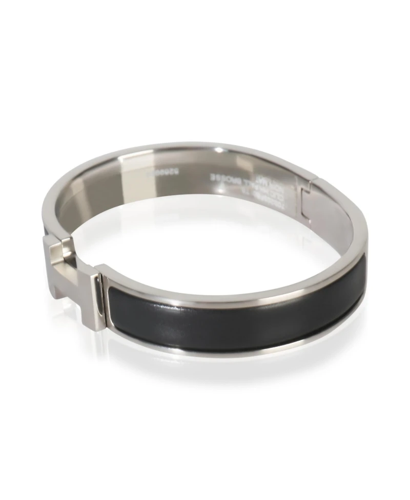 Pre-Owned Bvlgari Hermes Clic Hh In Noir Mat Bracelet