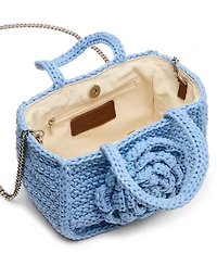 Steve Madden Bluvly Croshet Rose Bag