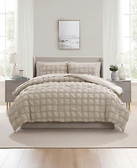 Nestl Luxury Soft Seersucker Design 7-Pc. Comforter Set