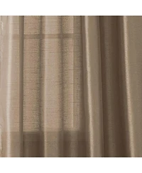 Rt Designers Collection 100% Polyester 82 Gsm Faux Silk Nikki Rod Pocket Curtain Panel 54" x 84"