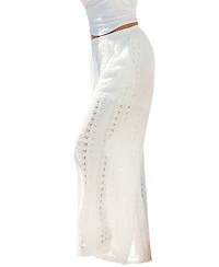 Cupshe Women's Pull-On Wide Leg Long Pants with Comfortable Fit