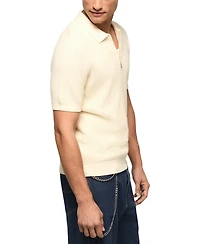 Lucky Brand's Men's Quarter-Zip Polo Sweater