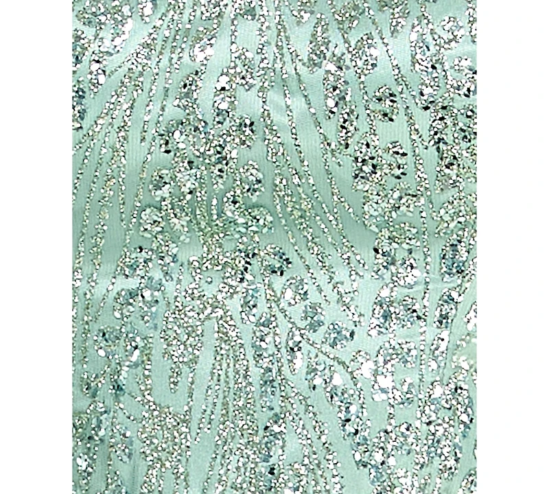 Alex & Sophia Juniors' Glitter Fit Flare Dress