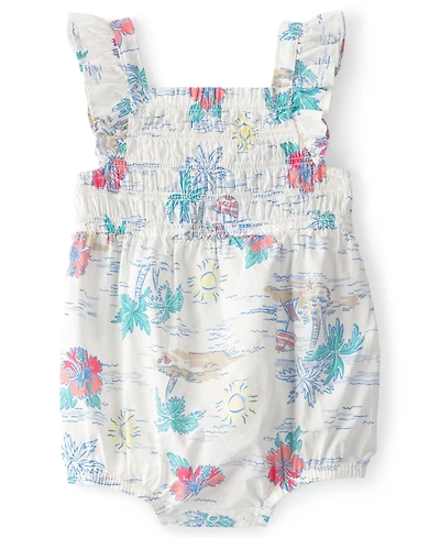 Carter's Baby Girls' Tropical Beach Sleeveless Romper