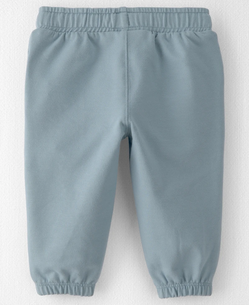 Carter's Baby Boys' or Girls' Little Planet Organic Cotton French Terry Sweatpants, 2-Pack