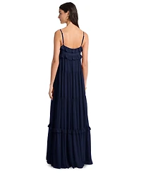 Michael Kors Women's Sleeveless Tiered Maxi Dress