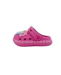 Bebe Big Girls Lighweight Eva Clogs - Slip On Comfy Shoes with Charms