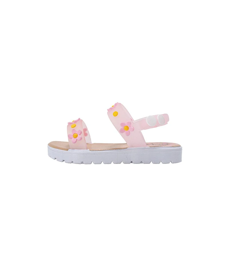 Bebe Toddler Pcu Sandal with Flowers