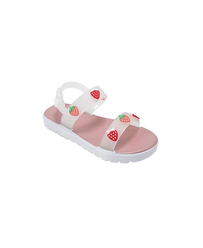 Bebe Toddler Pcu Sandal with Strawberry Charms