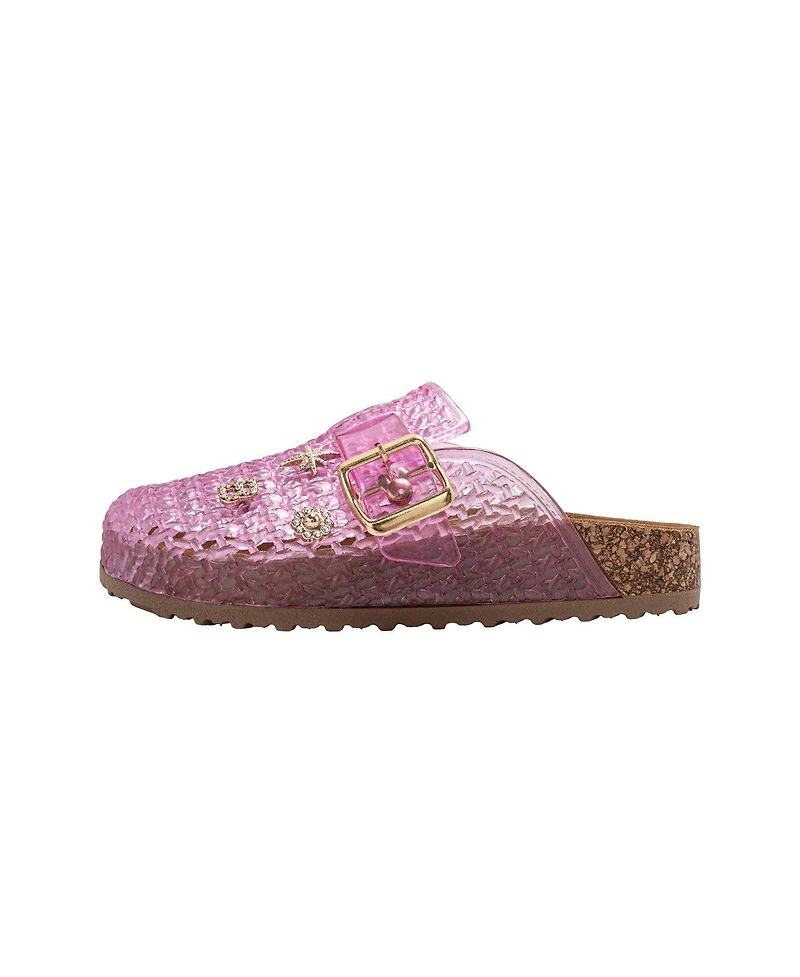 Bebe Girls Footbed Jelly Clogs