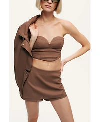 Nocturne Women's Tailored Wrap Mini Skort