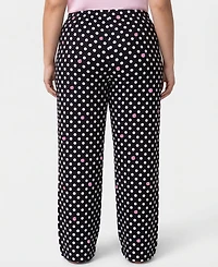 Hue Plus Cozy Canine Striped Mid-Rise Pants