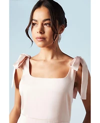 Oasis Women's Satin Midi Bridesmaid Dress