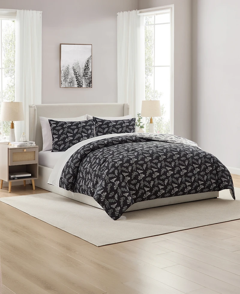 Nestl Luxury Soft Botanical Design -Pc. Comforter Set